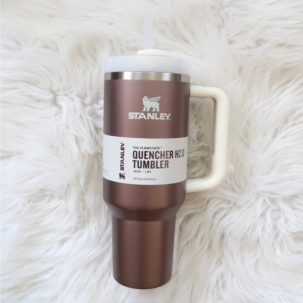 Stanley 40 oz. Adventure Quencher H2.O Flowstate Tumbler Rose Glow